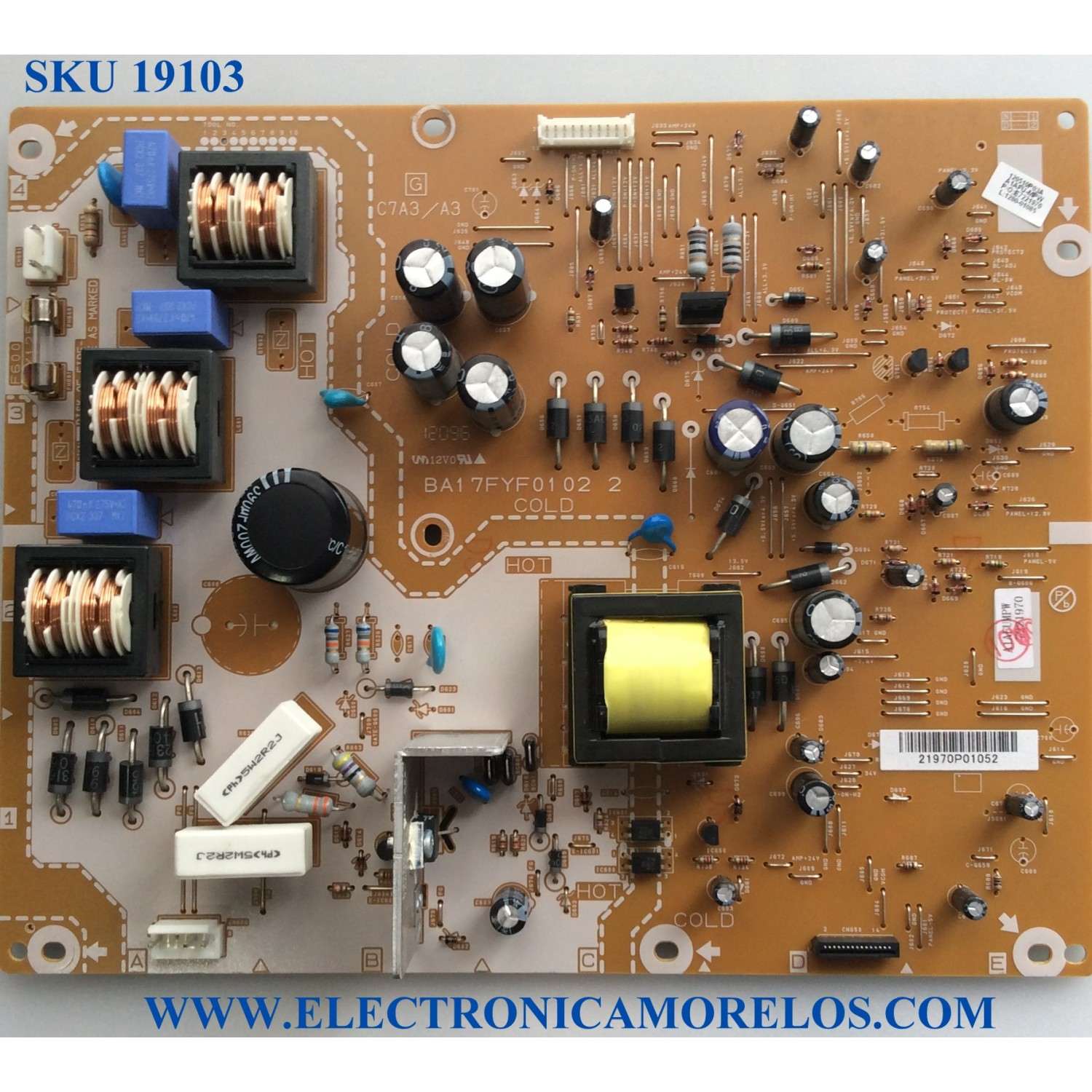 FUENTE DE PODER / PHILIPS A1AFUMPW / BA17FYF0102 2 / A1AFU-MPW